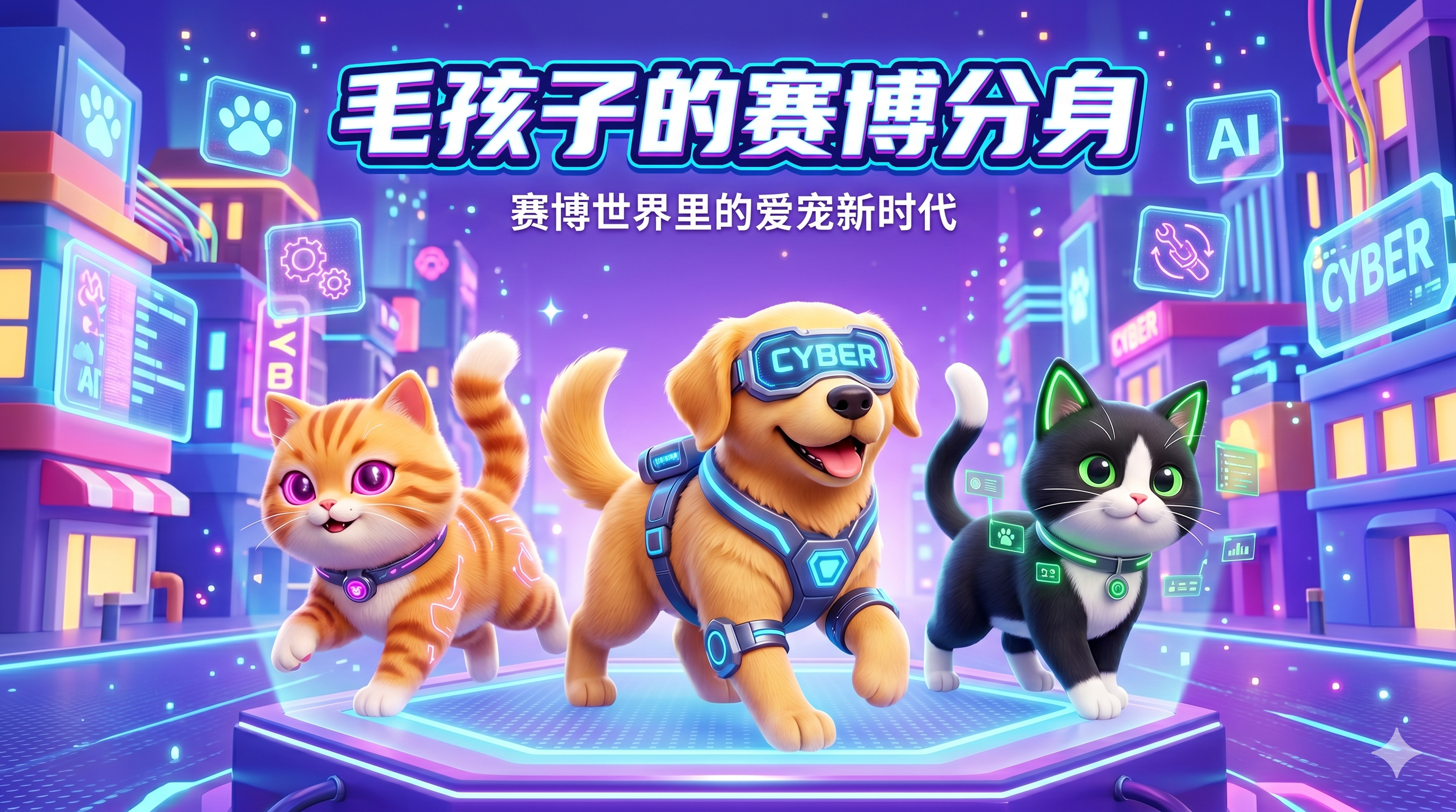毛孩子的赛博分身项目封面图